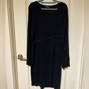 Express Long Sleeved Midi Sweater Dress